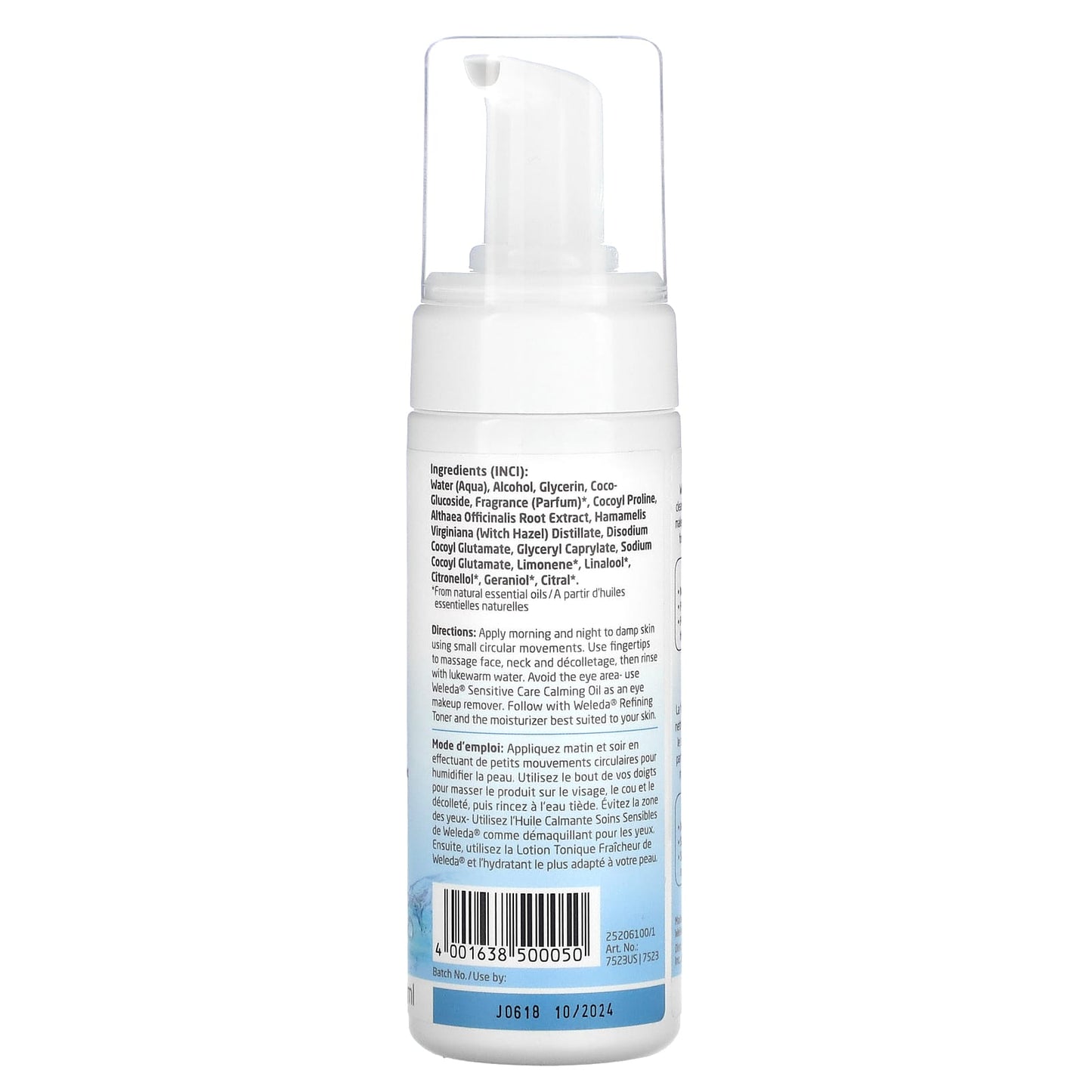 Weleda, Gentle Cleansing Foam, Witch Hazel Extracts, 5 fl oz (150 ml) - Image 2