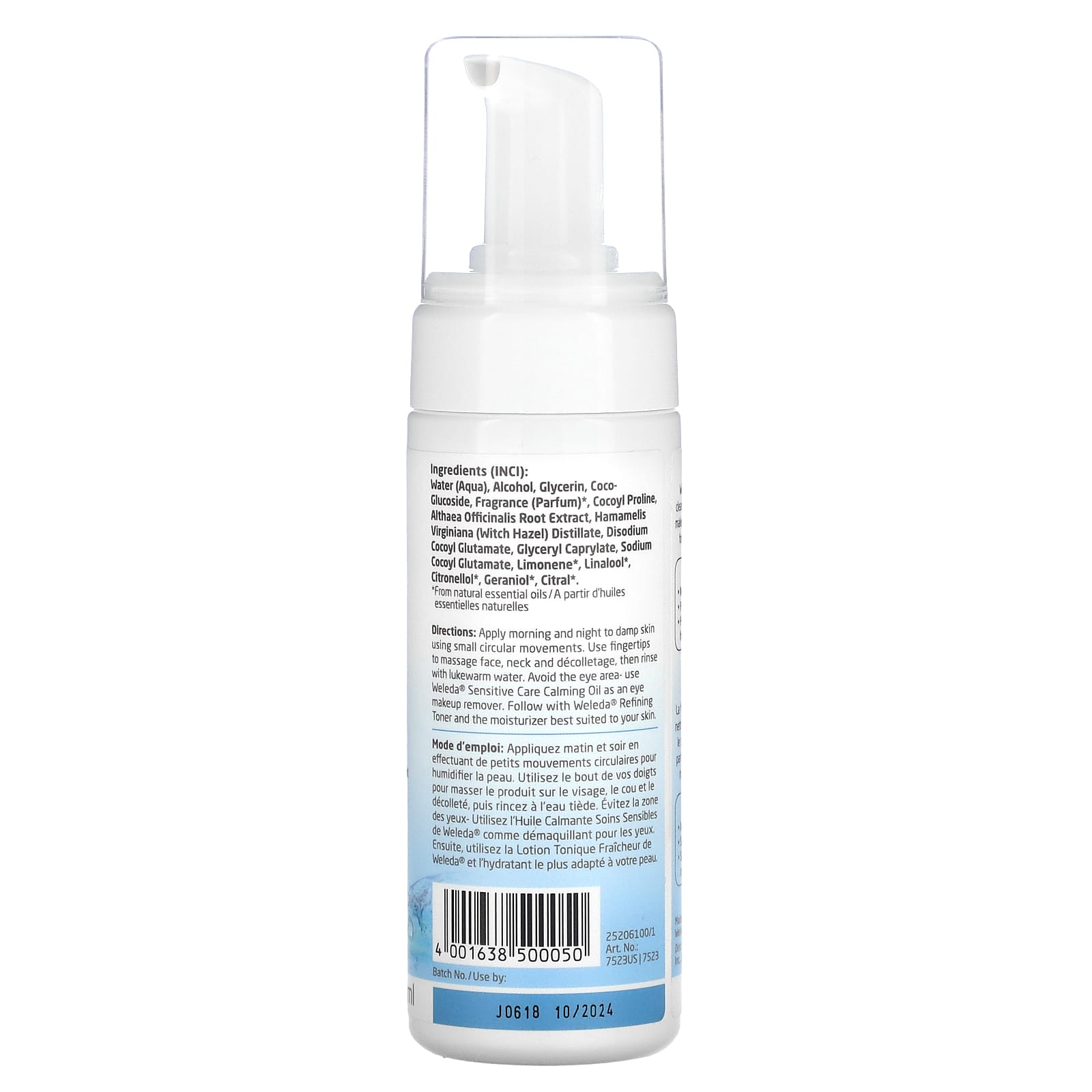 Weleda, Gentle Cleansing Foam, Witch Hazel Extracts, 5 fl oz (150 ml) - Image 2