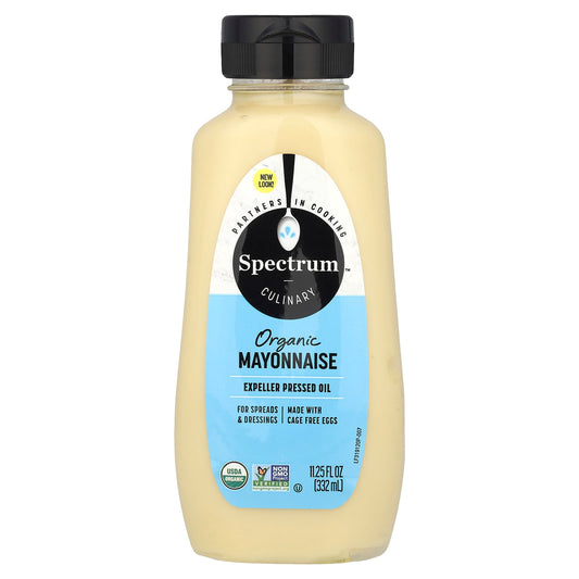 Spectrum Culinary, Organic Mayonnaise, 11.25 fl oz (332 ml) - Image 1