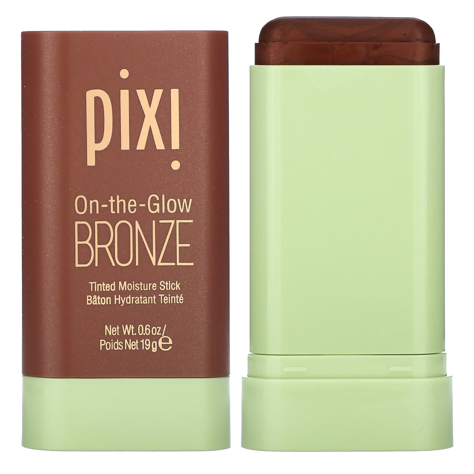Pixi Beauty, On-the-Glow Bronze, Tinted Moisture Stick, Beach Glow, 0.6 oz (19 g) - Image 1