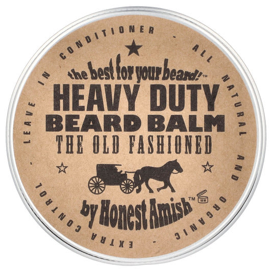 Natural Beard Balm by Honest Amish - 4 oz, All-Natural, Organic - Image 1