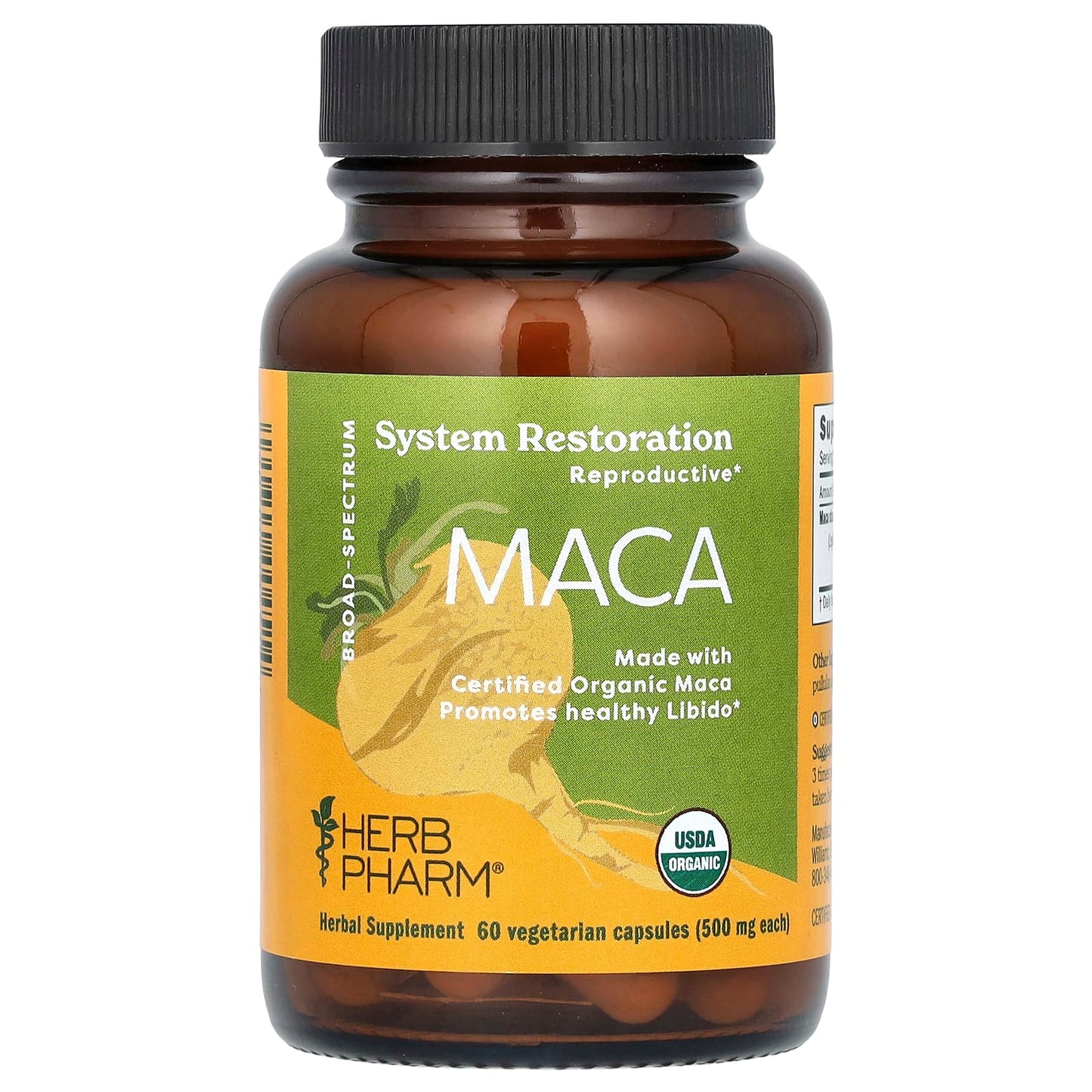 Boost Libido & Fertility with USDA Organic Maca Capsules - Image 1