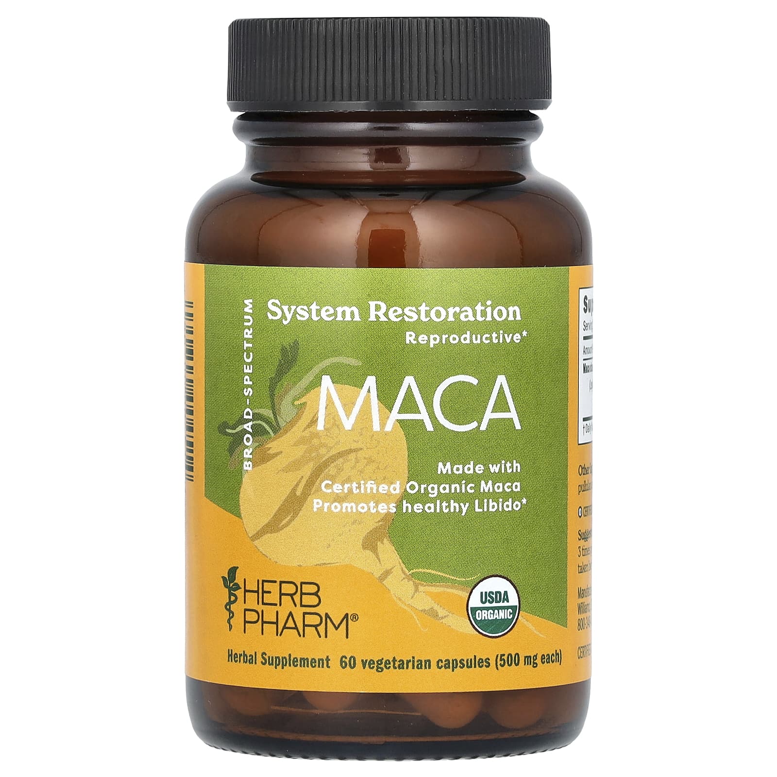 Boost Libido & Fertility with USDA Organic Maca Capsules - Image 1