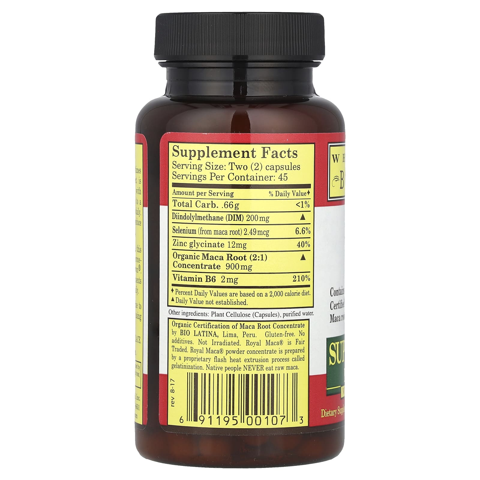 Whole World Botanicals, Super Royal Maca® For Men, 90 VegCaps - Image 2