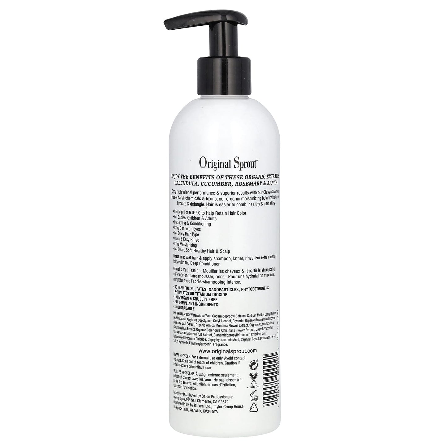 Original Sprout, Classic Collection, Classic Shampoo, For Every Hair Type, 12 fl oz (354 ml) - Image 2