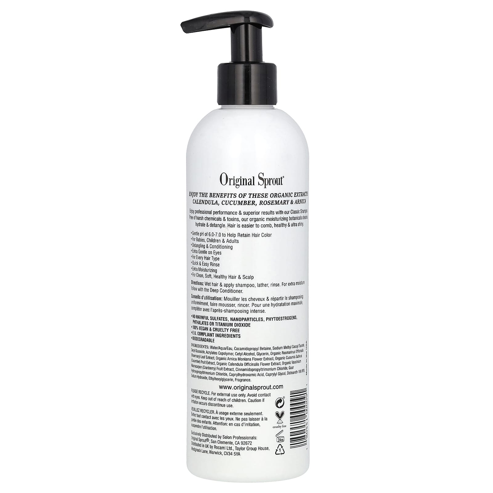 Original Sprout, Classic Collection, Classic Shampoo, For Every Hair Type, 12 fl oz (354 ml) - Image 2
