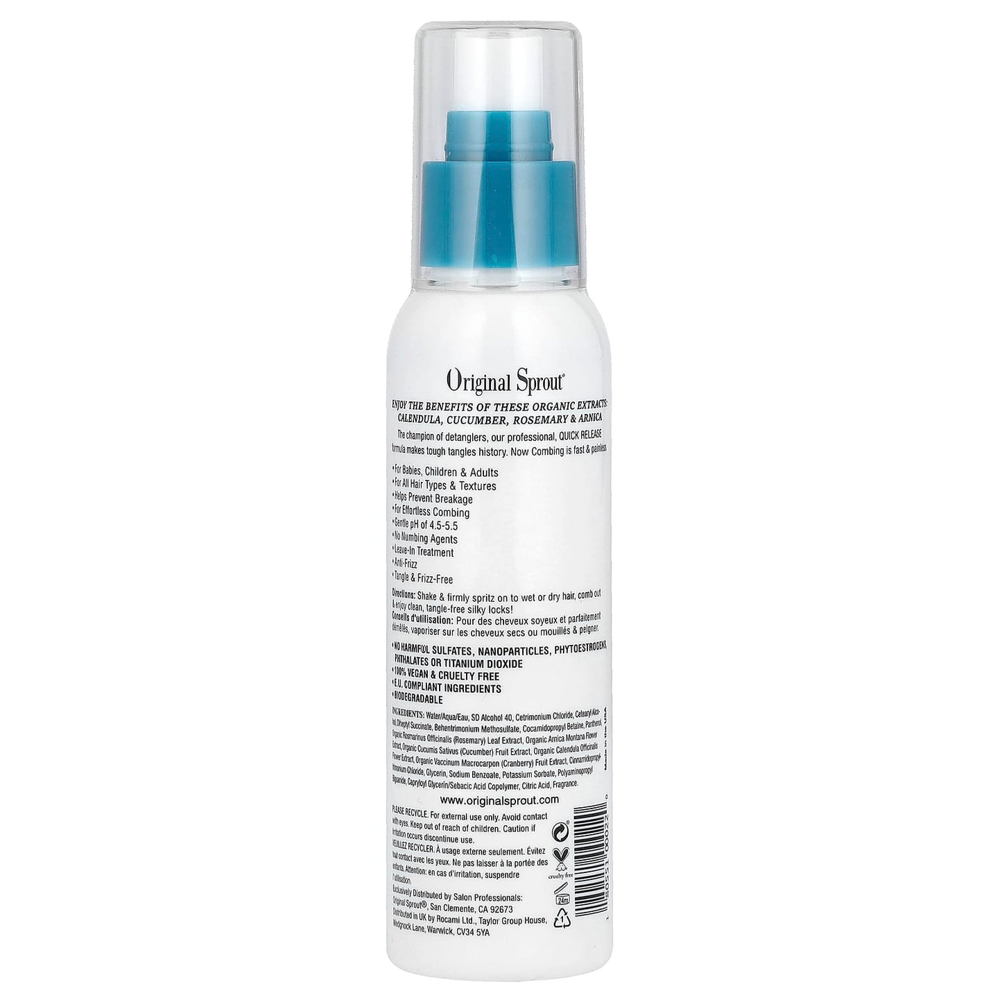 Original Sprout, Classic Collection, Miracle Detangler, 4 fl oz (118 ml) - Image 2