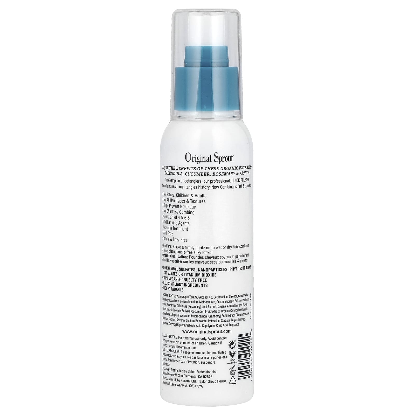 Original Sprout, Classic Collection, Miracle Detangler, 4 fl oz (118 ml) - Image 2