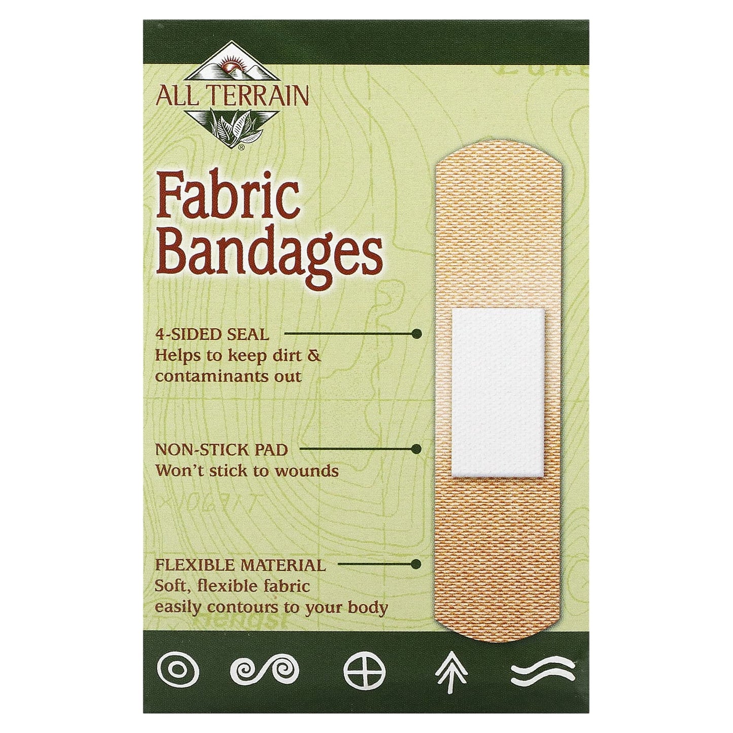 All Terrain Assorted Fabric Bandages - 30 Count for Outdoor Protection - Image 2