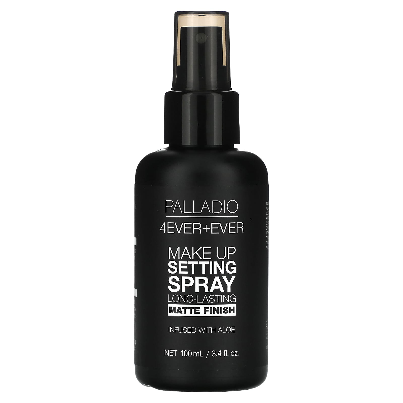 Palladio, 4Ever + Ever, Makeup Setting Spray, Long-Lasting Matte Finish, 3.4 fl oz (100 ml) - Image 1