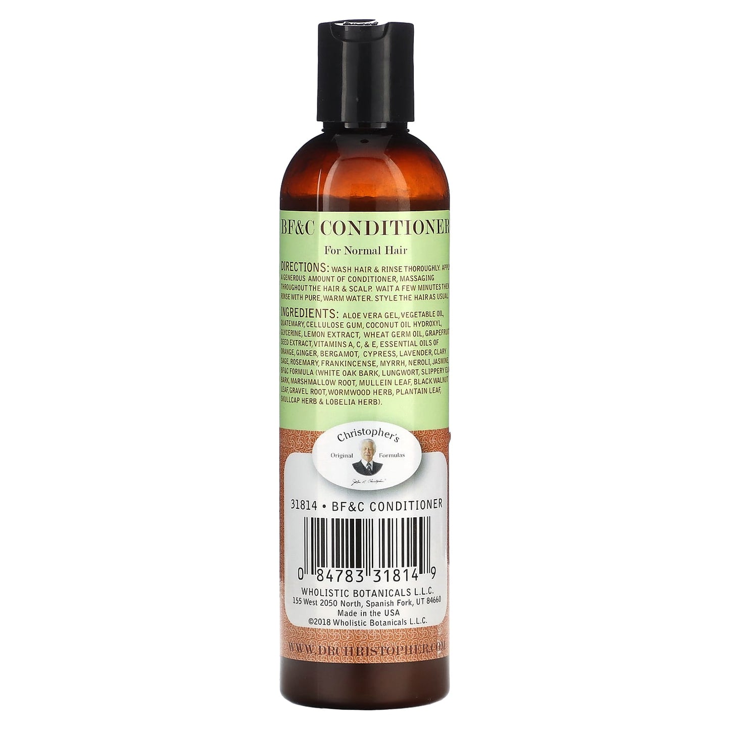 Natural Hair Conditioner for Normal Hair by Christopher's Original Formulas - Image 2