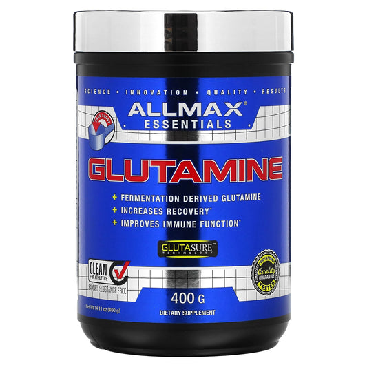 ALLMAX Essentials Glutamine 400g - Supports Immune System & Recovery - Image 1