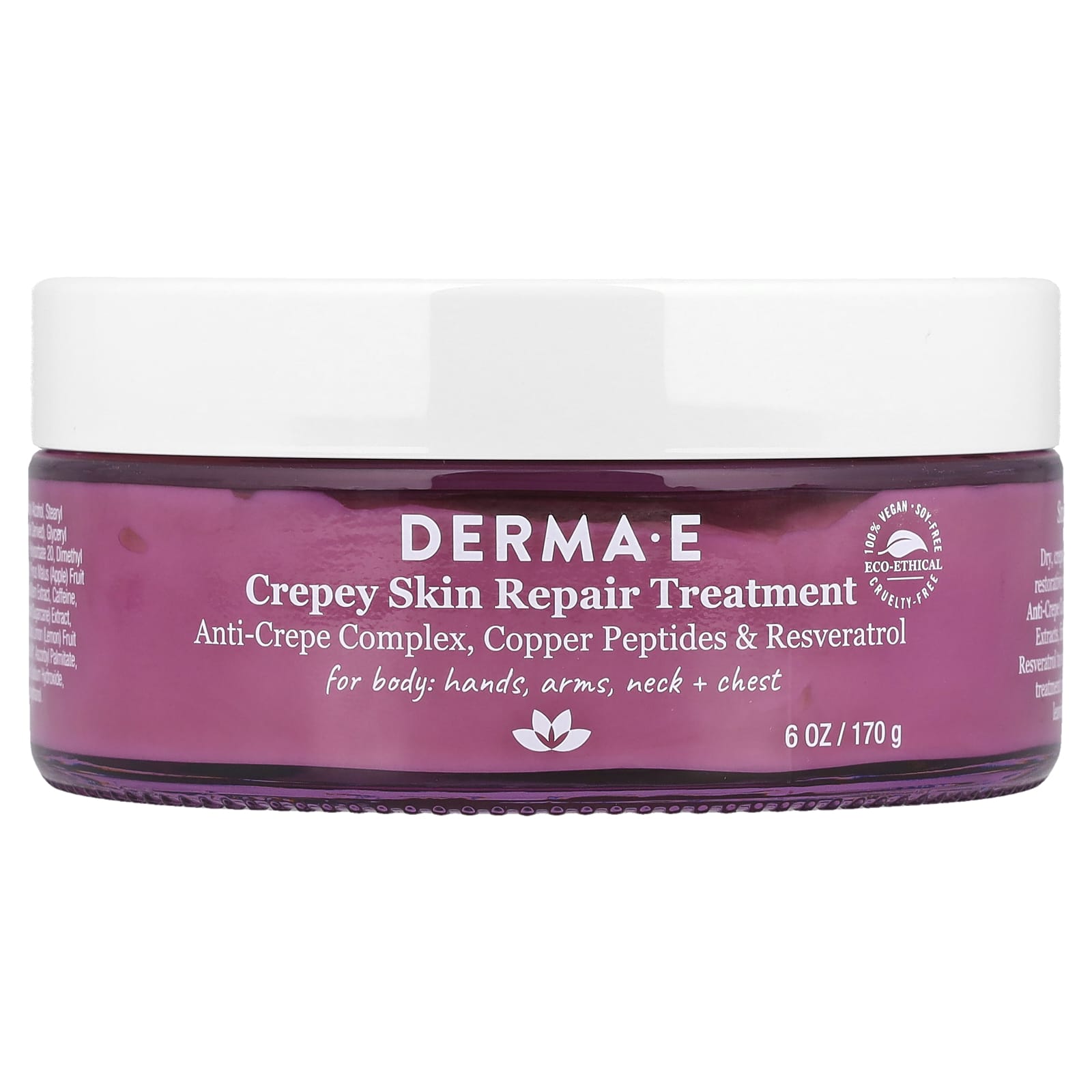 Derma E Crepey Skin Repair Treatment, 100% Vegan, Cruelty-Free - Image 1