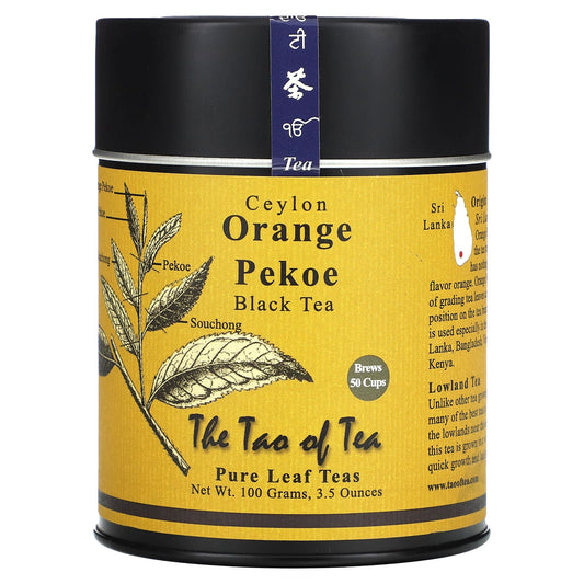 The Tao of Tea, Ceylon Black Tea, Orange Pekoe, 3.5 oz (100 g) - Image 1