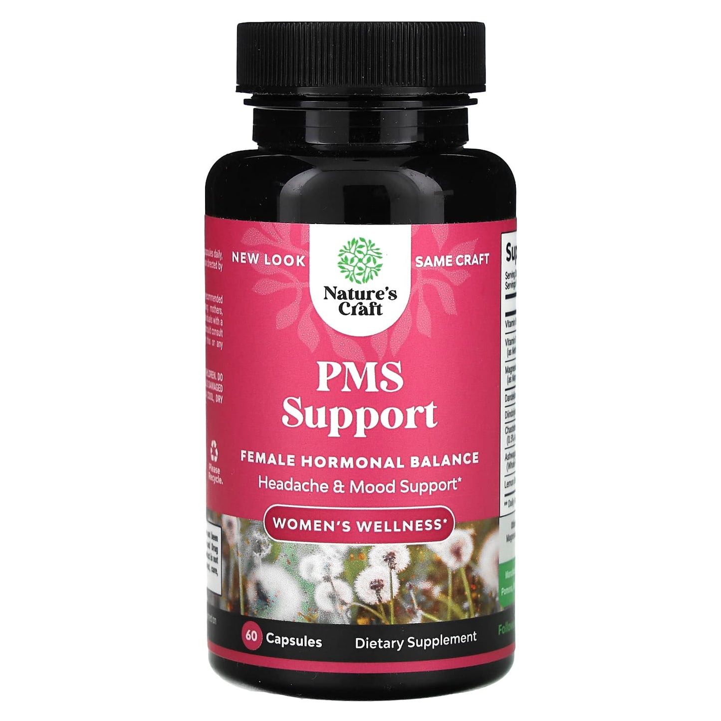 Nature's Craft, Women's Wellness, PMS Support, 60 Capsules - Image 1