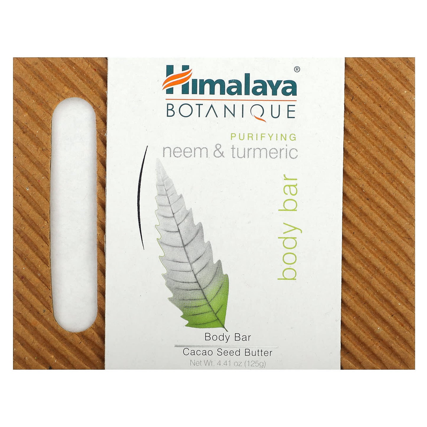 Purifying Neem & Turmeric Body Bar for a Clarifying Start - 4.41 oz (125 g) - Image 1