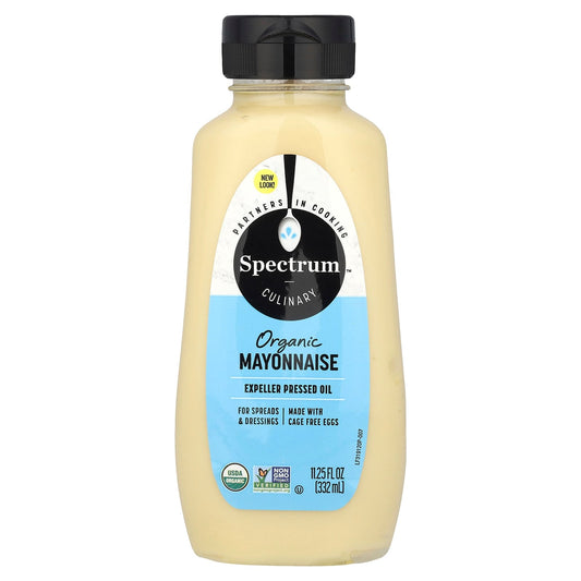 Spectrum Culinary, Organic Mayonnaise, 11.25 fl oz (332 ml) - Image 1