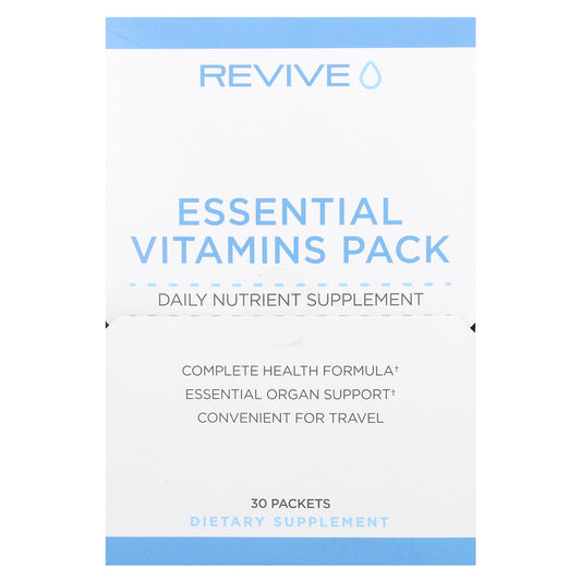 Revive, Essential Vitamins Pack, 30 Packets - Image 1