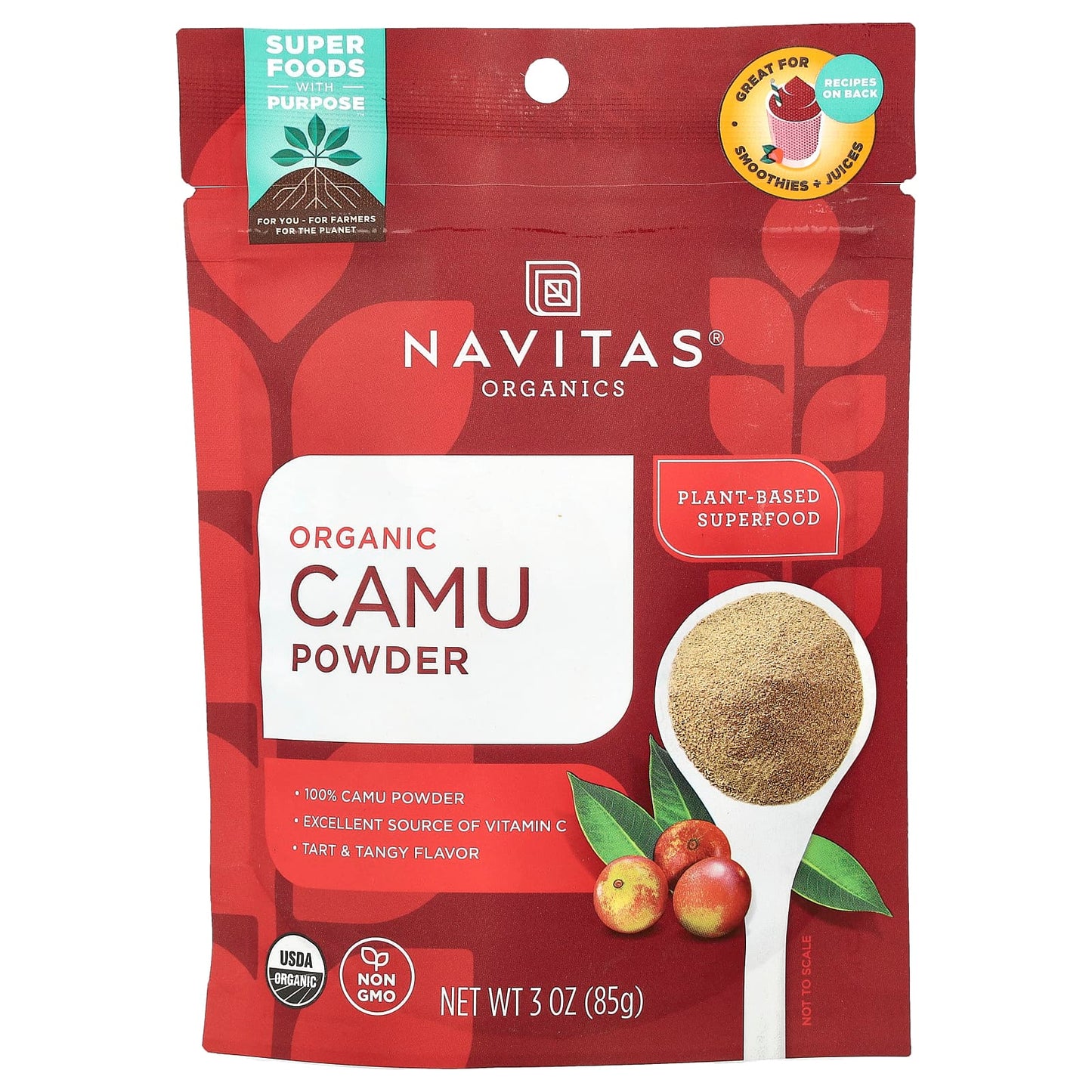 Navitas Organics, Organic Camu Powder, 3 oz (85 g) - Image 1