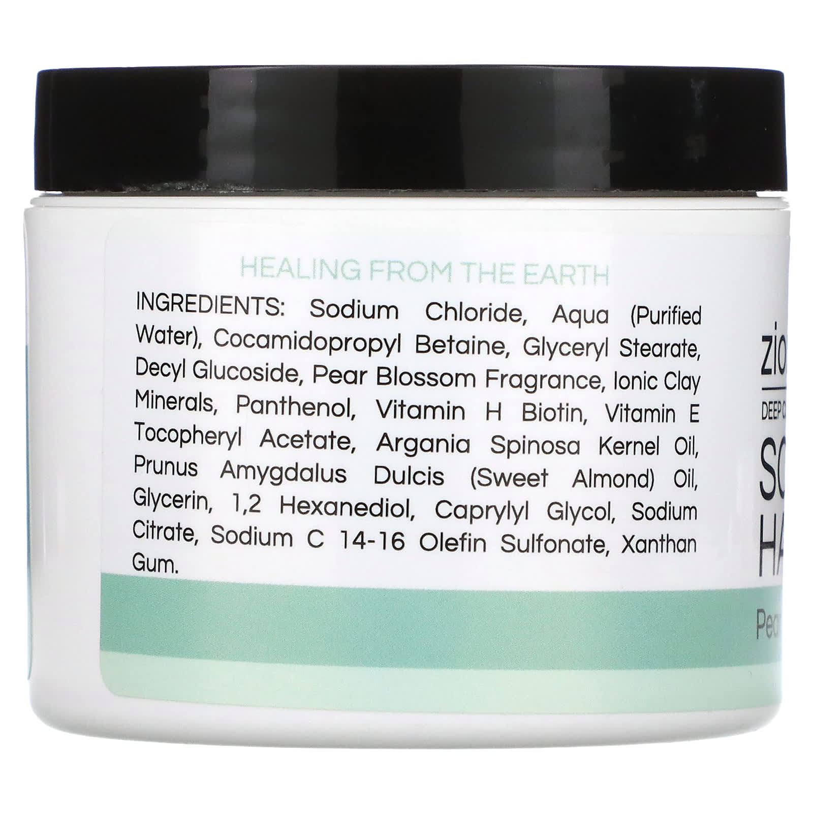 Zion Health, Deep Cleansing Scalp & Hair Scrub, Pear Blossom with Sea Salt, 4 oz (113 g) - Image 2