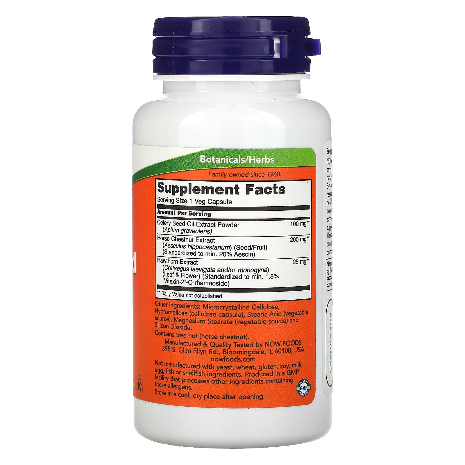 NOW Foods, Celery Seed Extract, 60 Veg Capsules - Image 2