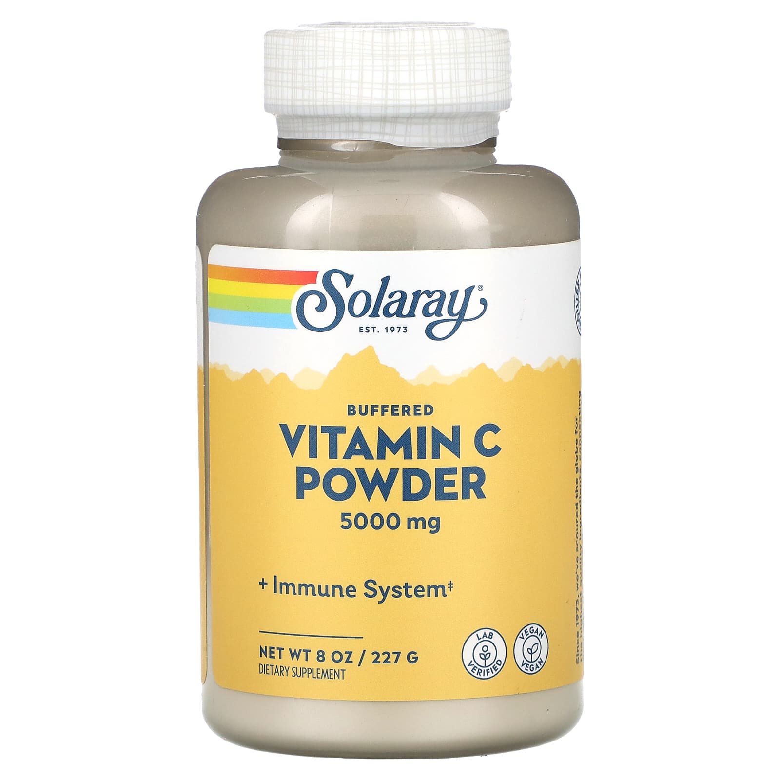 Solaray, Buffered Vitamin C Powder, 8 oz (227 g) - Image 1