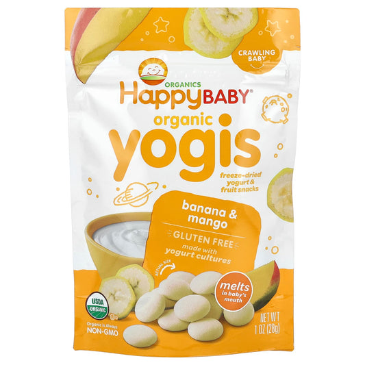 Happy Family Organic Freeze Dried Yogurt & Fruit Snacks for Babies - Image 1