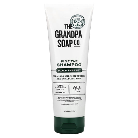 The Grandpa Soap Co., Pine Tar Shampoo, Scalp Therapy, 8 fl oz (237 ml) - Image 1