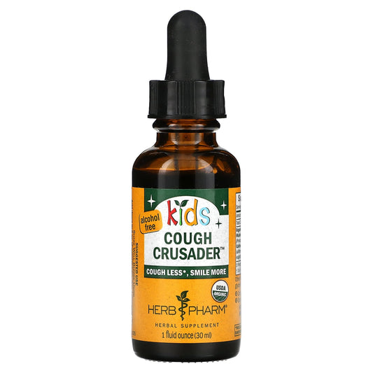 Kids Cough Relief - USDA Organic Herbal Supplement by Herb Pharm - Image 1