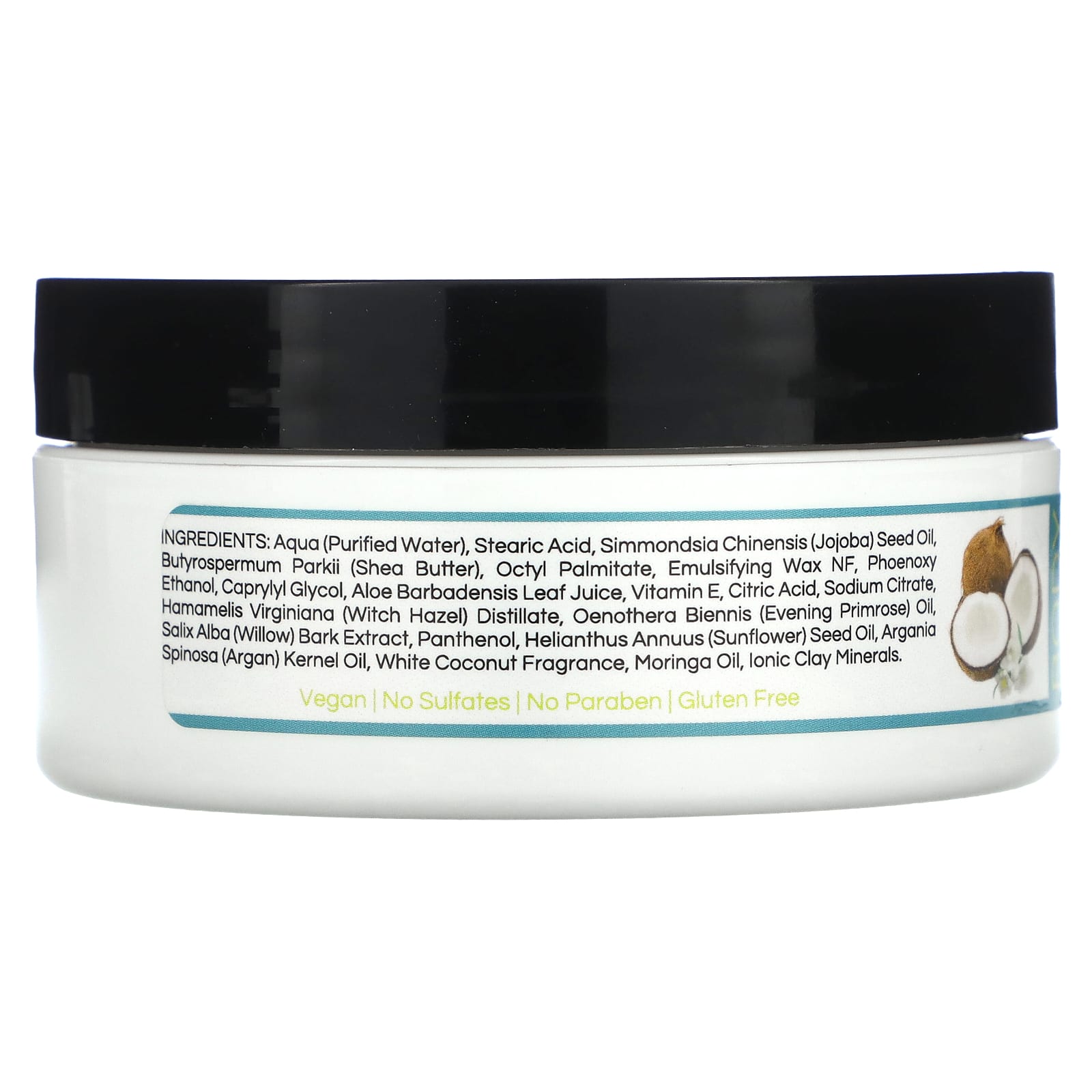 Zion Health, Body Butter with Argan Oil, White Coconut, 4 oz (118 g) - Image 2
