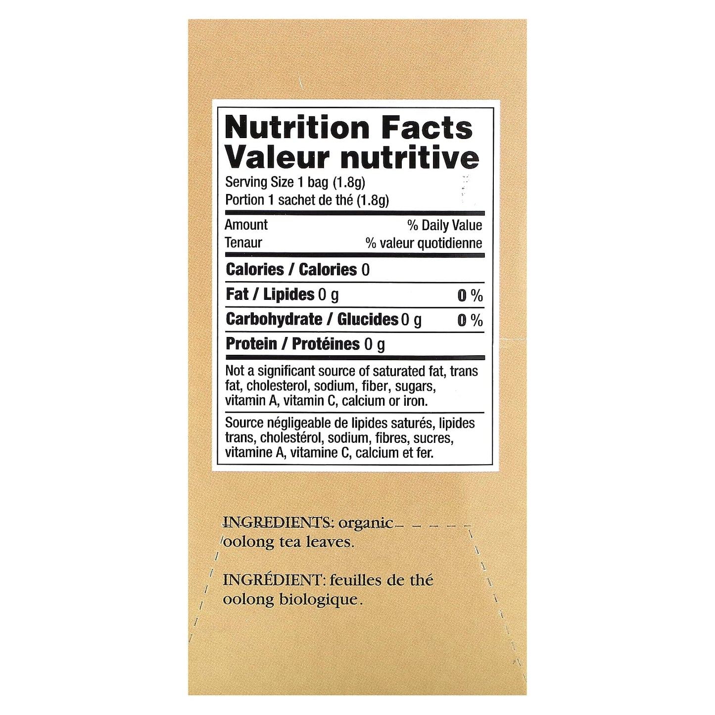 Uncle Lee's Tea, Imperial Organic, Organic Oolong Tea, 18 Tea Bags, 1.14 oz (32.4 g) - Image 2