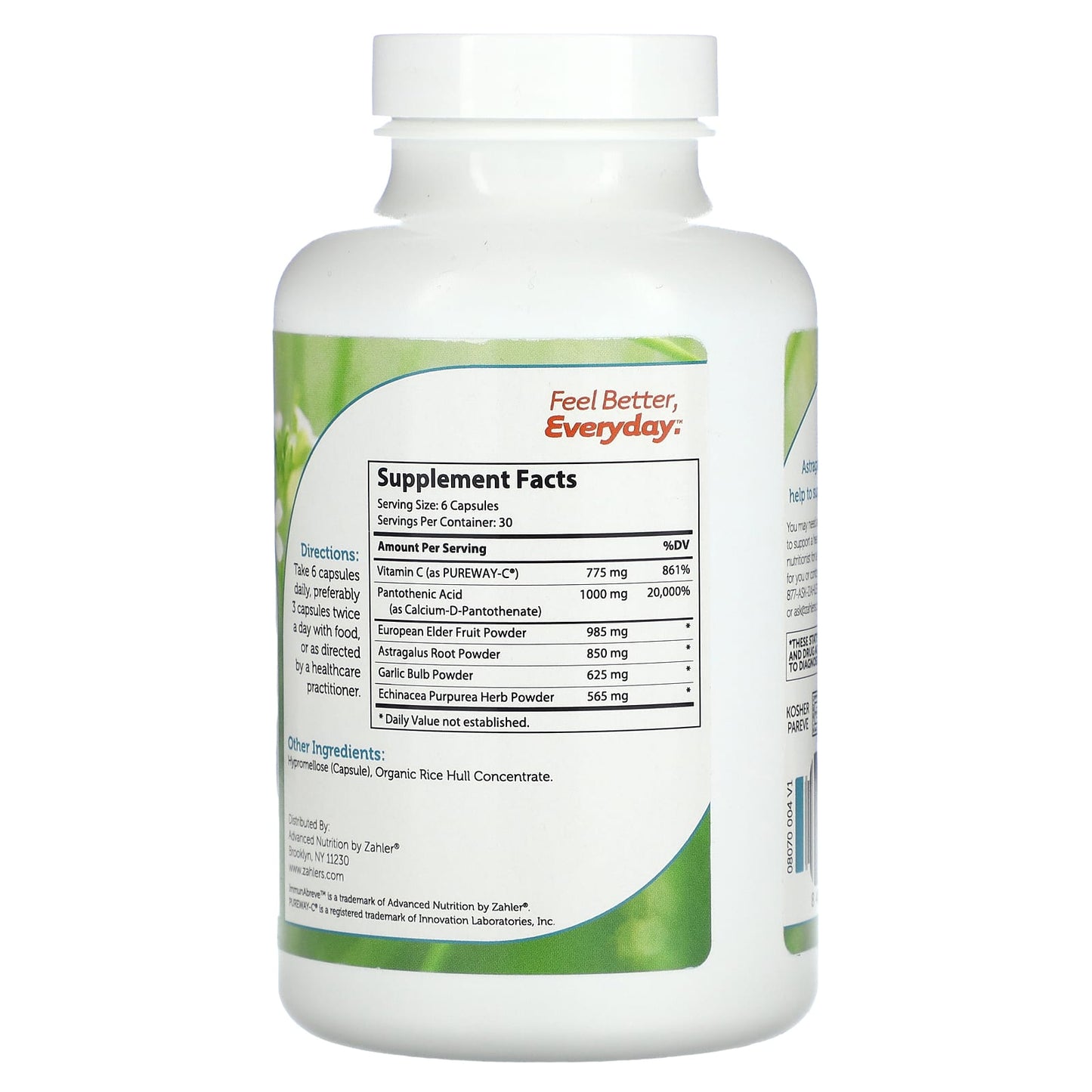 Zahler, ImmunAbreve, Complete Immune System Support, 180 Capsules - Image 2