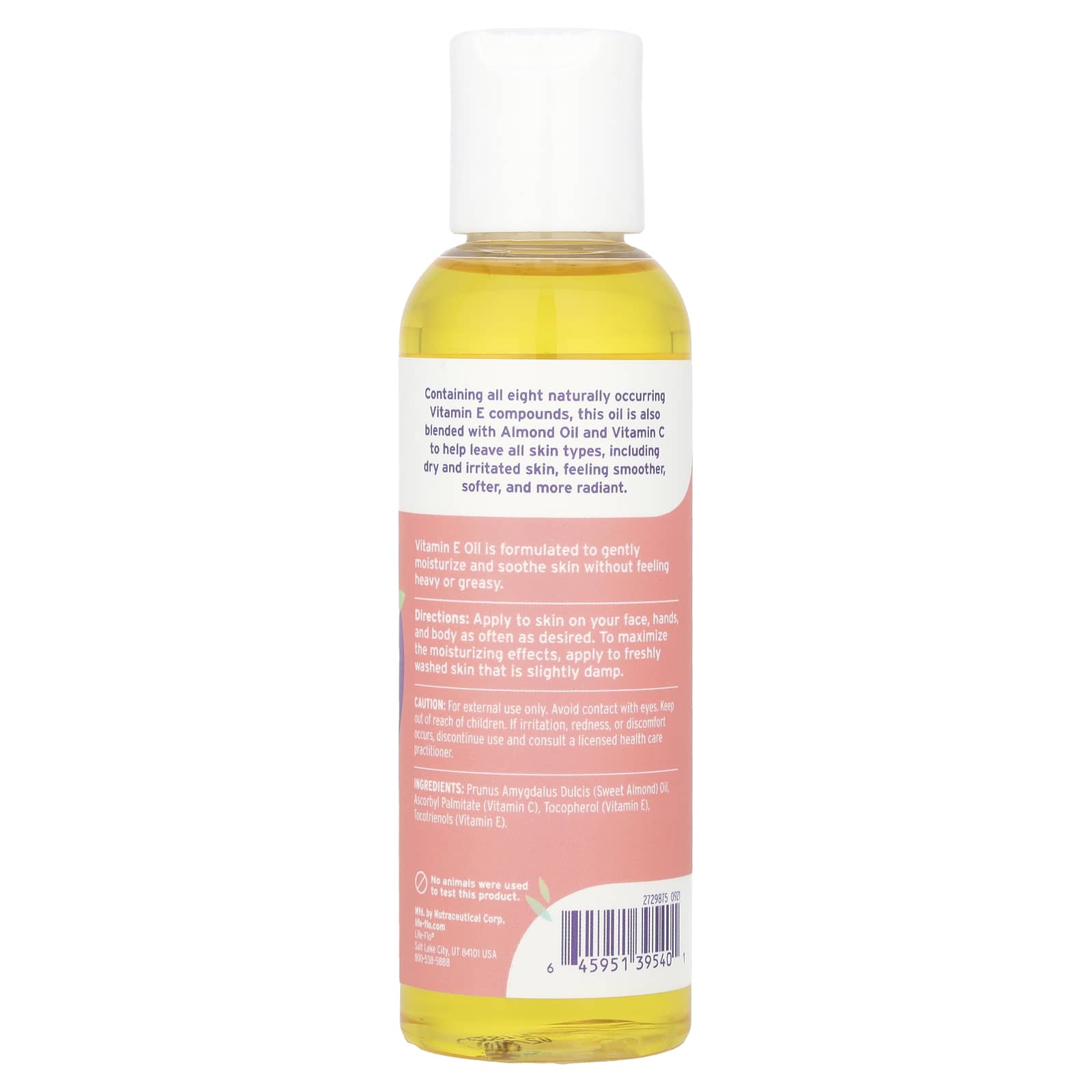 Life-flo, Super Vitamin E Oil, 4 fl oz (118 ml) - Image 2