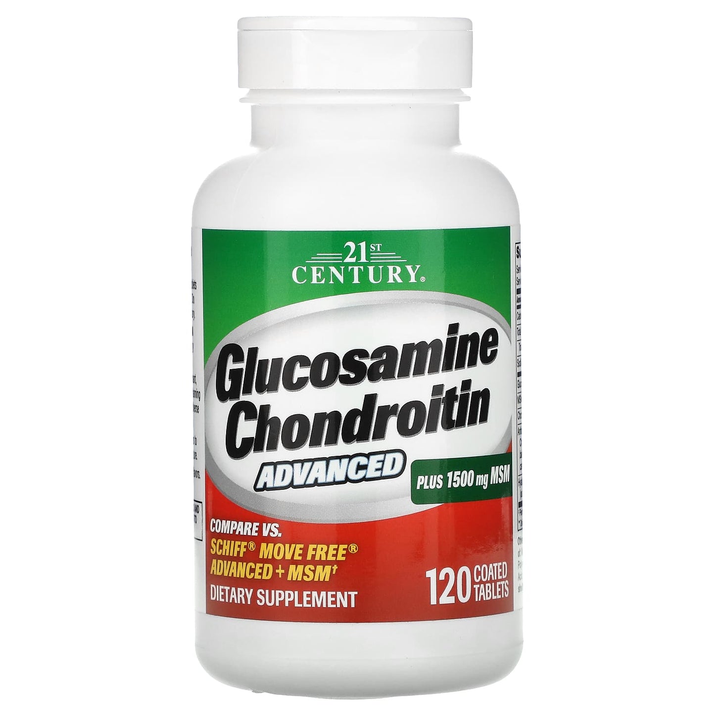 Glucosamine Chondroitin Advanced + MSM Joint Support 120 Tablets - Image 1