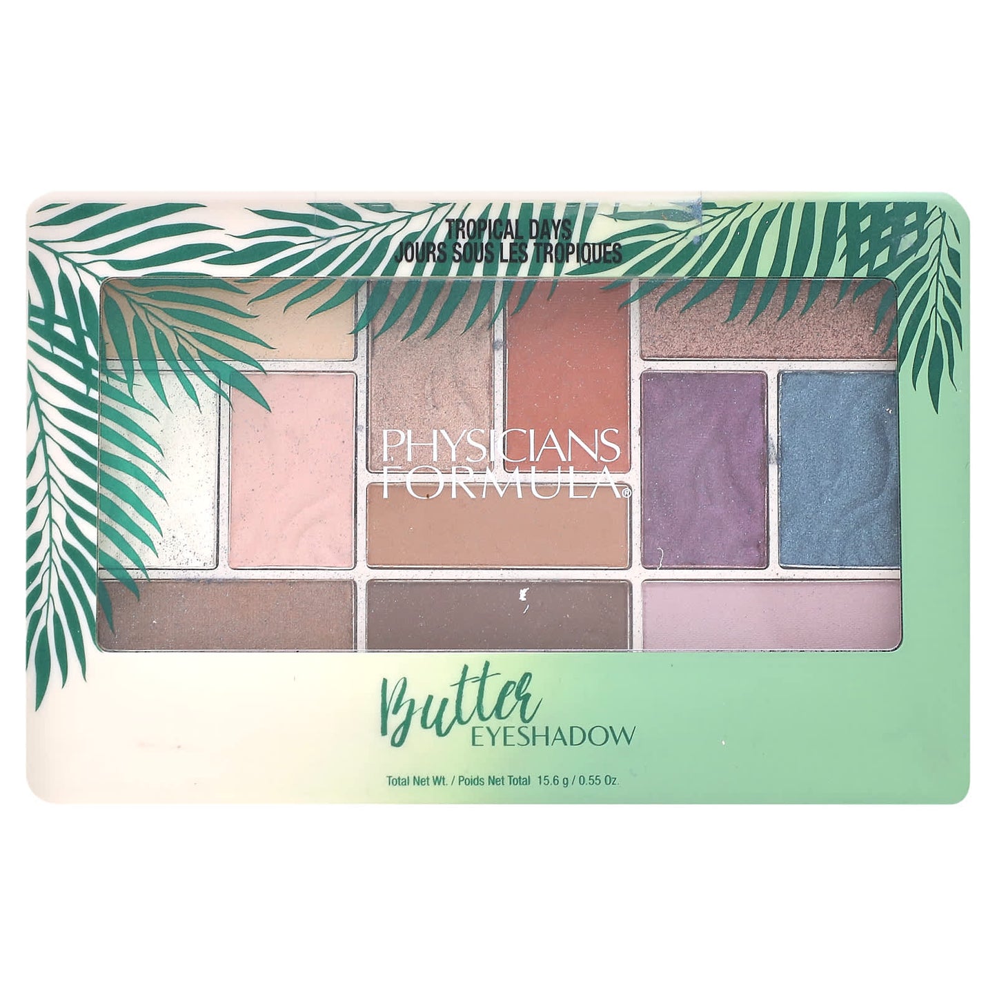 Physicians Formula, Butter Eyeshadow Palette, PF10961 Tropical Days, 0.55 oz (15.6 g) - Image 1