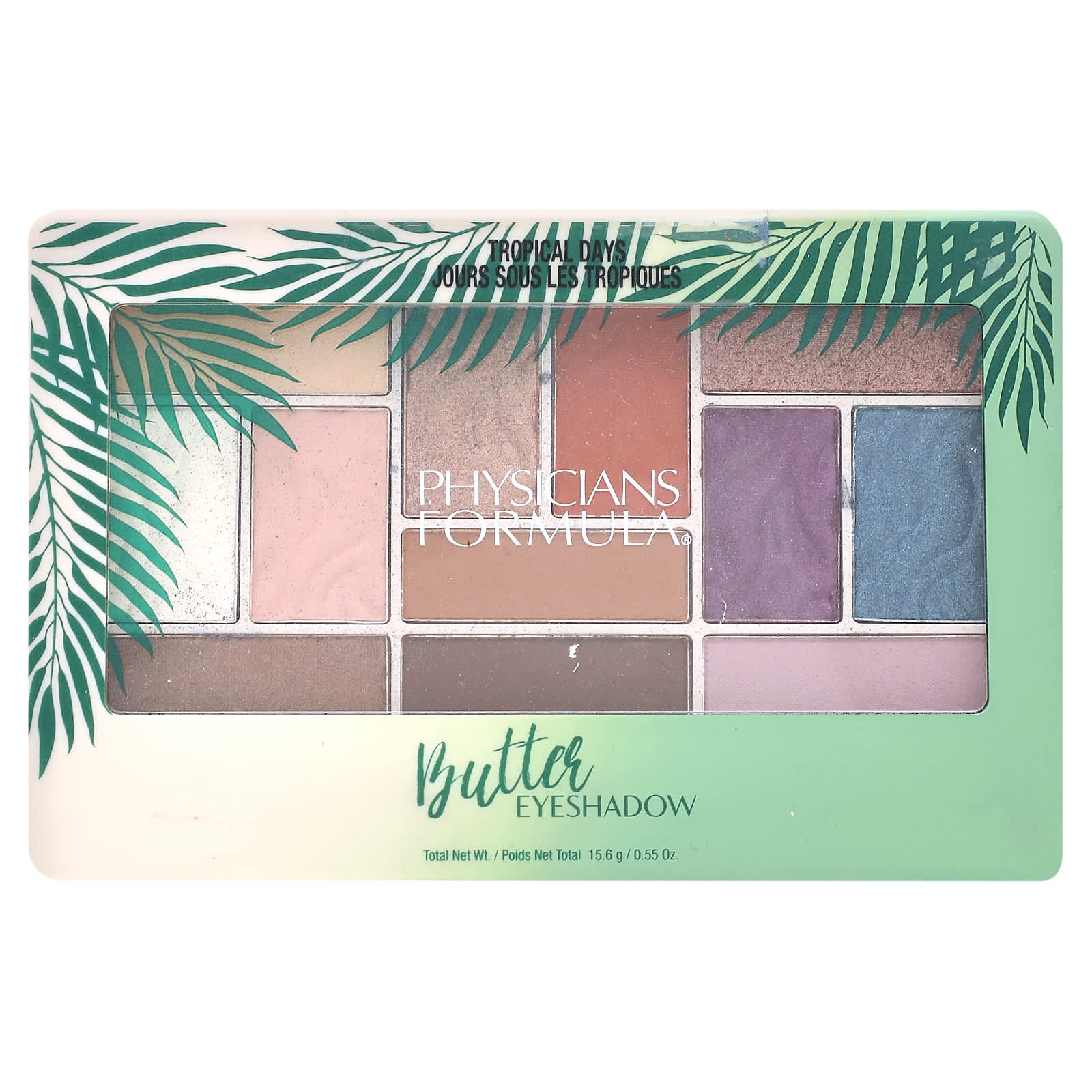 Physicians Formula, Butter Eyeshadow Palette, PF10961 Tropical Days, 0.55 oz (15.6 g) - Image 1