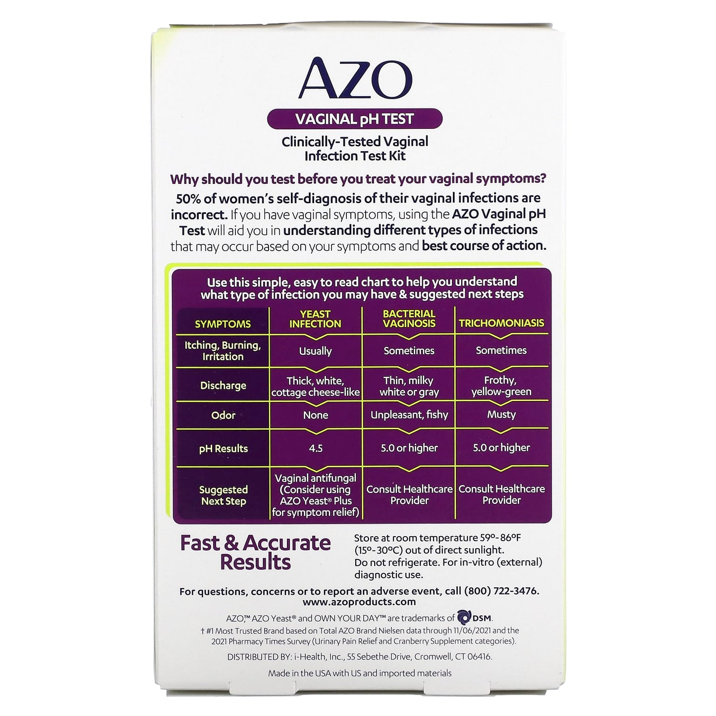 AZO Vaginal pH Test Kit - Accurate Results in 30 Seconds | Azo - Image 2
