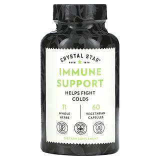 Crystal Star, Immune Support, 60 Vegetarian Capsules