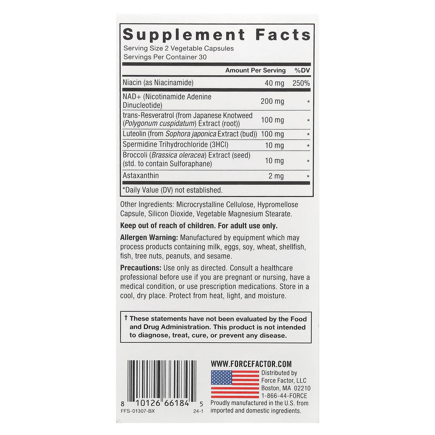 Unlock Longevity with Force Factor's NAD+ Complex - Image 2