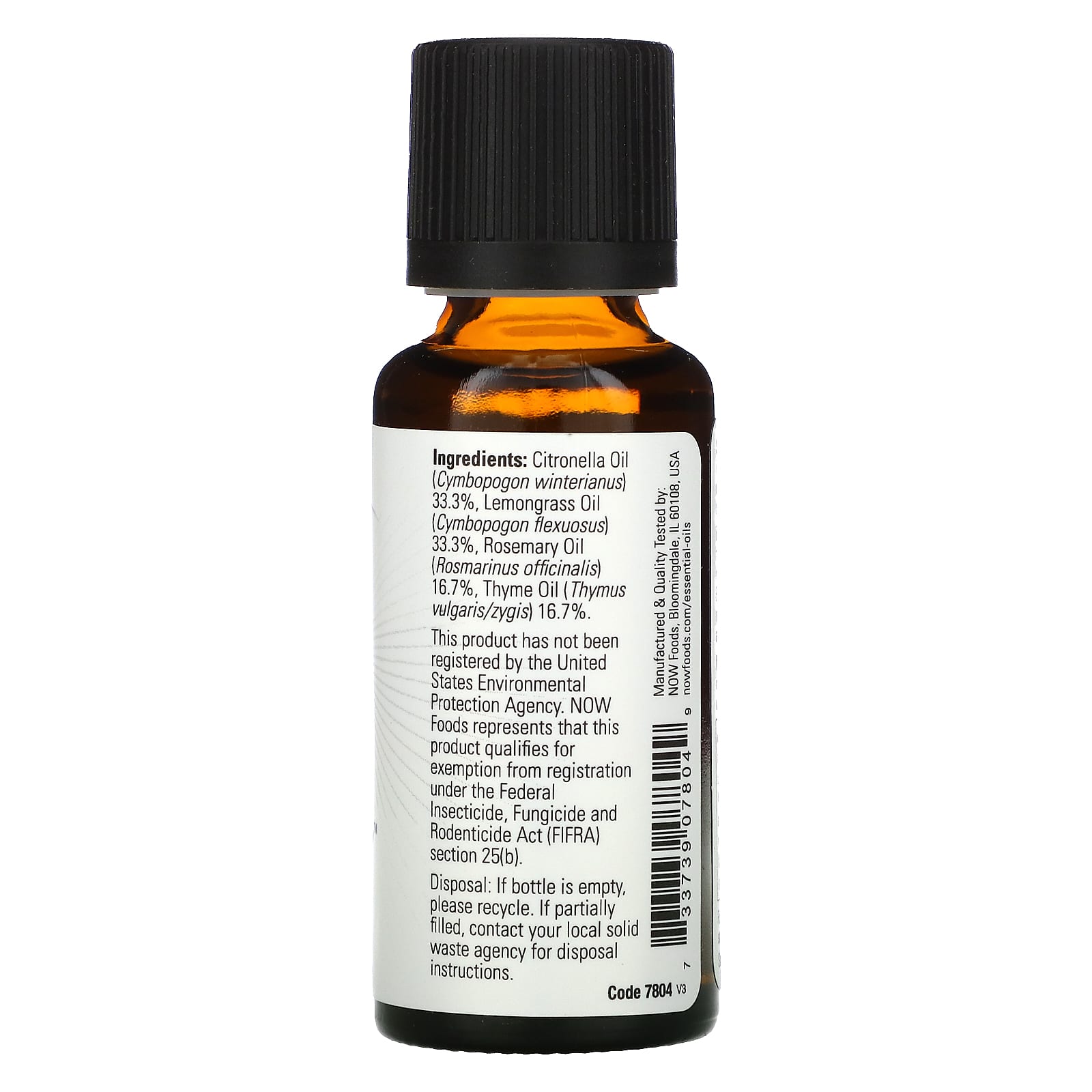 NOW Foods, Essential Oils, Bug Ban, 1 fl oz (30 ml) - Image 2