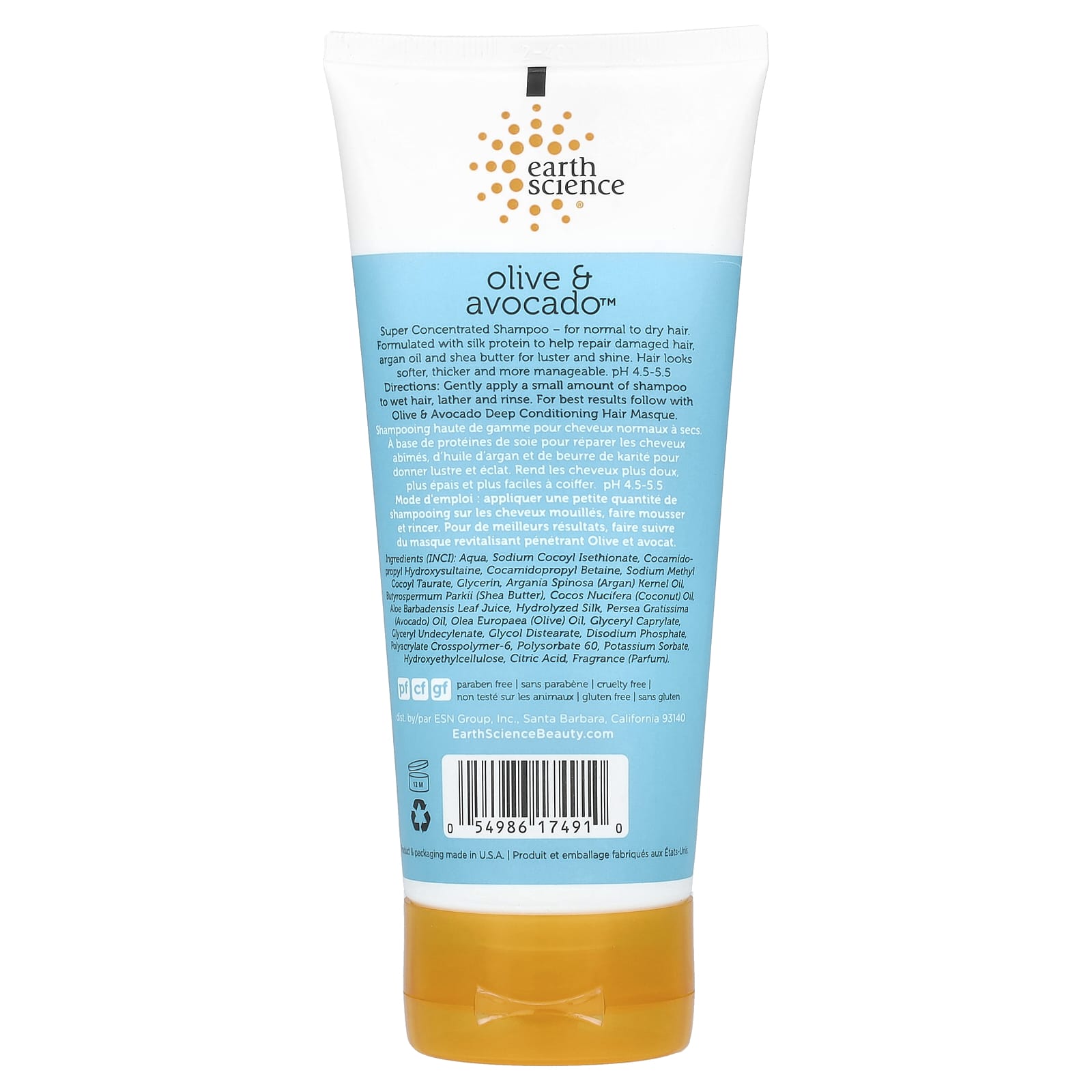 Olive & Avocado Shampoo for Normal to Dry Hair - Image 2