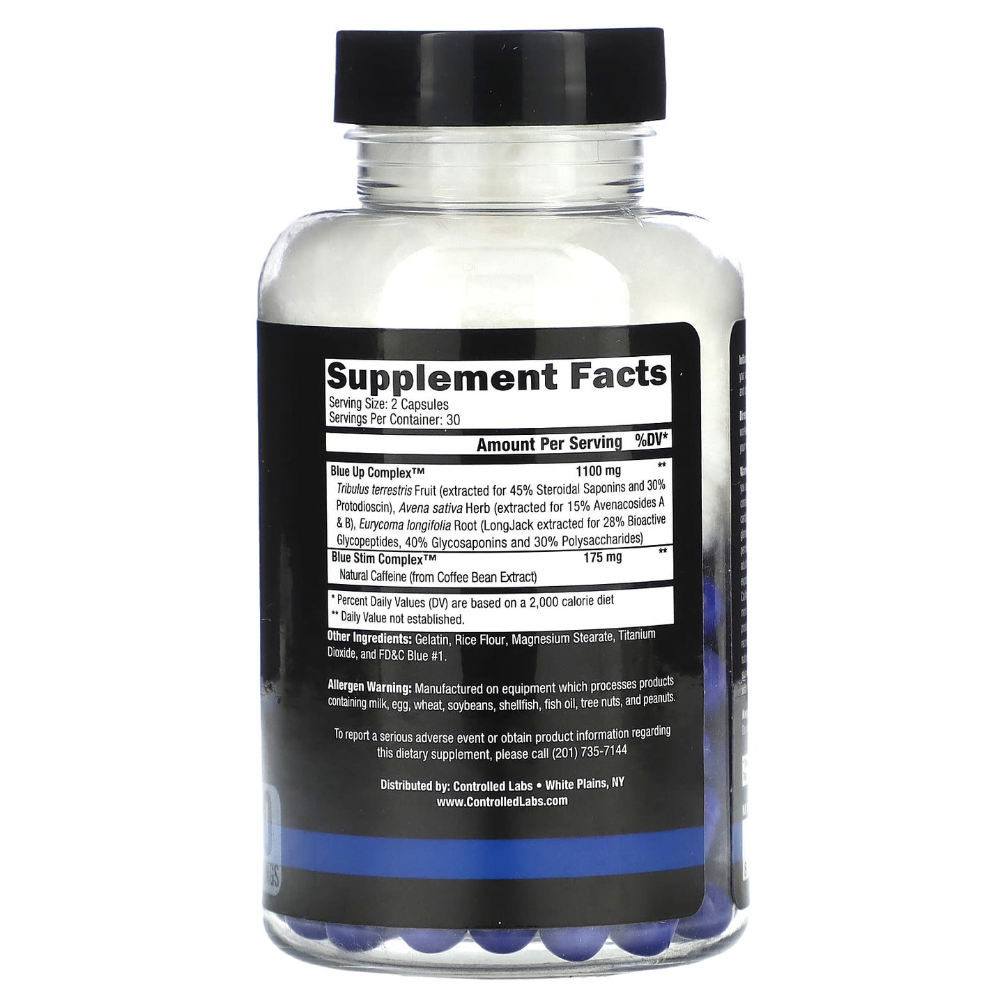 Unlock Free Testosterone with Blue Up by Controlled Labs, 60 Capsules - Image 2