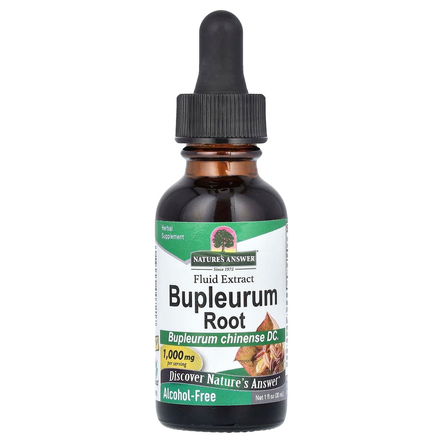 Nature's Answer, Bupleurum Root, Fluid Extract, Alcohol-Free, 1,000 mg, 1 fl oz (30 ml) - Image 1