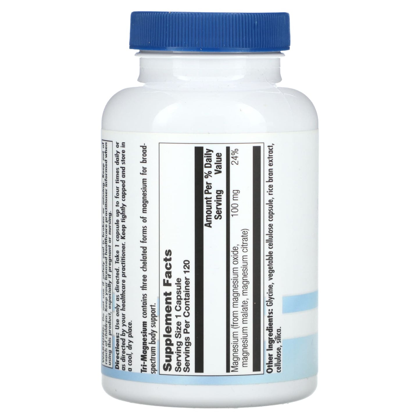 Nutra BioGenesis, Tri-Magnesium, 100 mg, 120 Capsules - Image 2