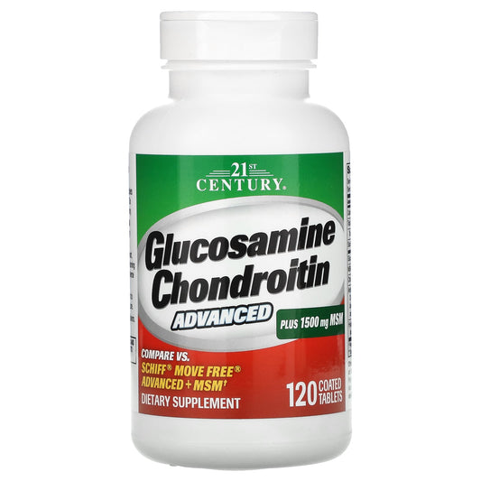 Glucosamine Chondroitin Advanced + MSM Joint Support 120 Tablets - Image 1