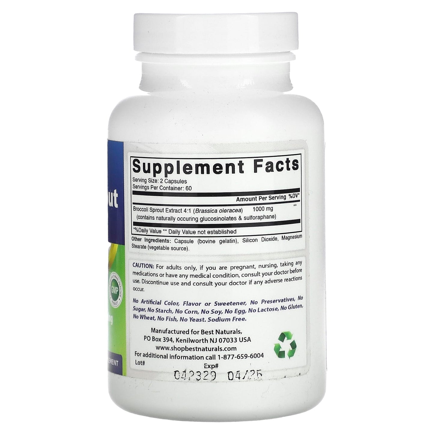 Boost Immunity with Best Naturals Broccoli Sprout Extract 120 Capsules - Image 2