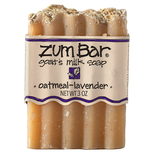 ZUM, Zum Bar, Goat's Milk Soap, Oatmeal Lavender, 3 oz - Image 1