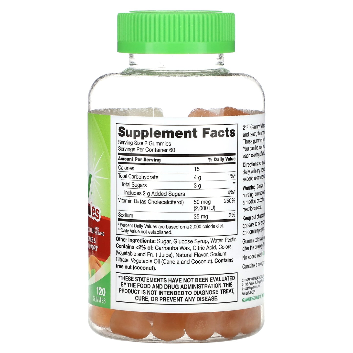 VitaJoy Daily D3 Gummies for Strong Bones & Immune Support - Image 2