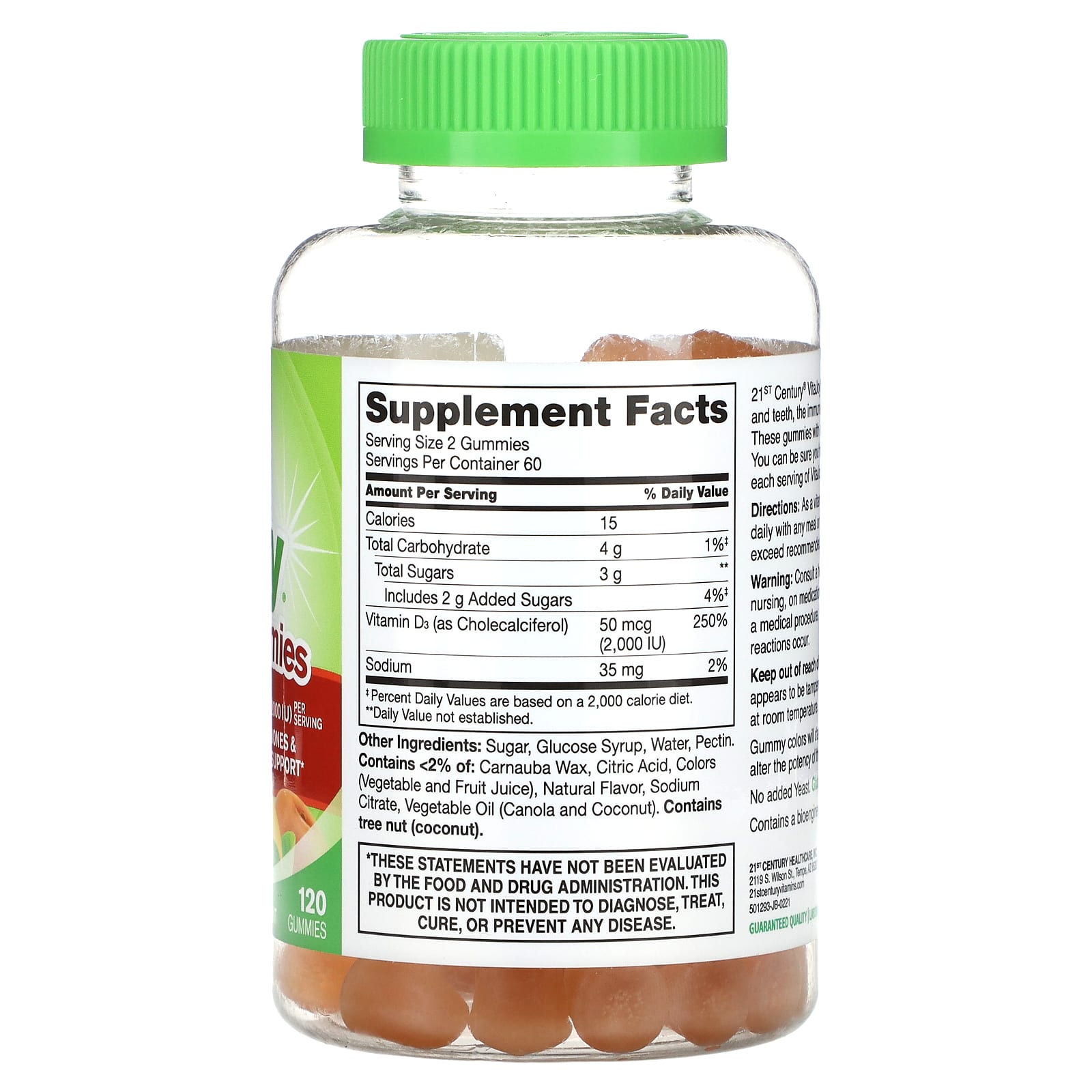 VitaJoy Daily D3 Gummies for Strong Bones & Immune Support - Image 2