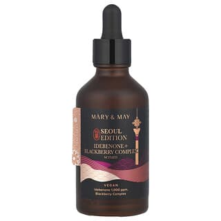Mary & May Idebenone + Blackberry Complex Serum for Glowing Skin, 2.7 fl oz